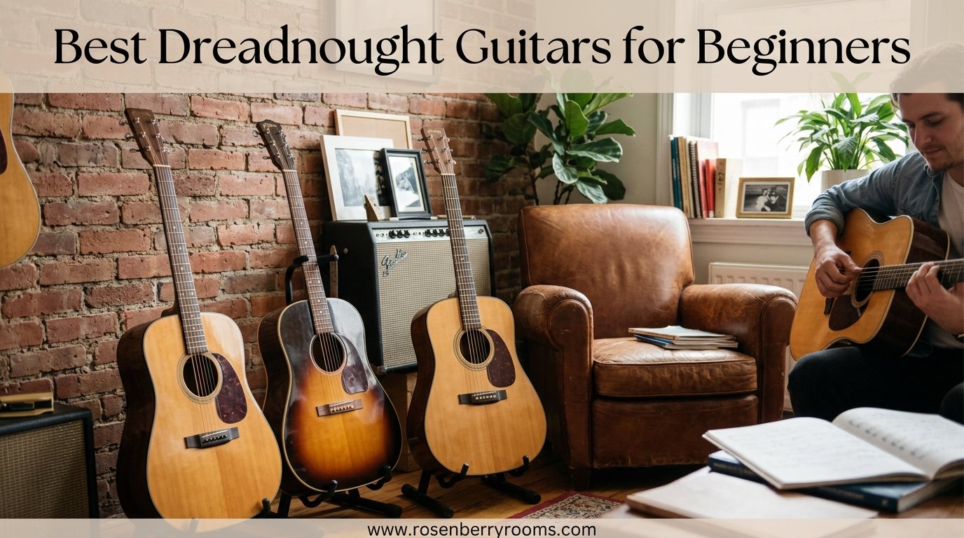 best dreadnought guitars for beginners
