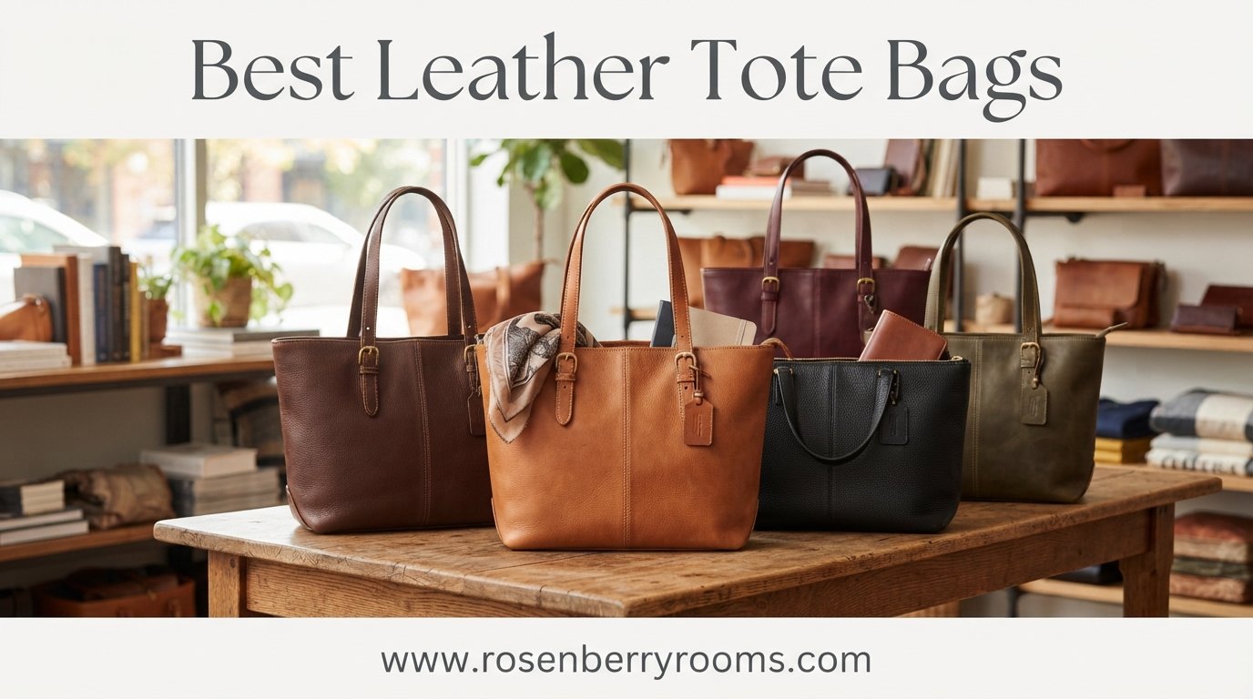 best leather tote bags