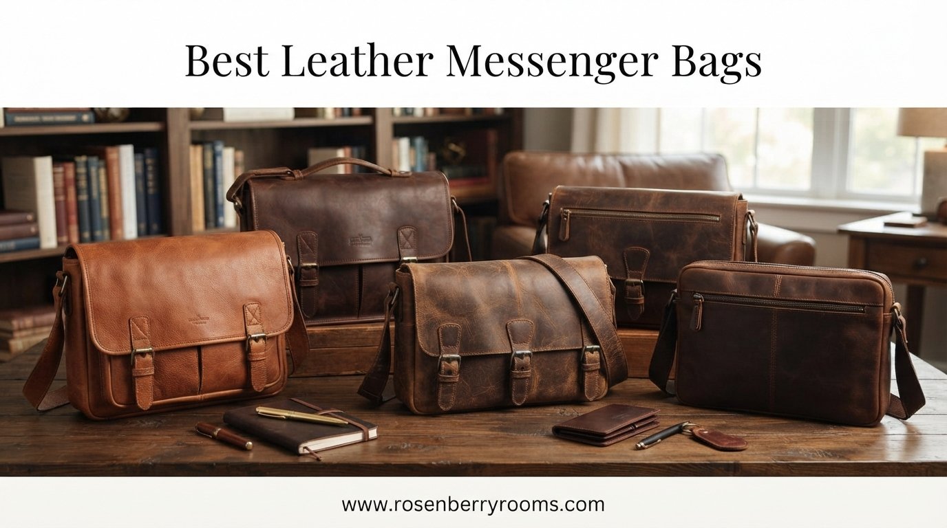 best leather messenger bags