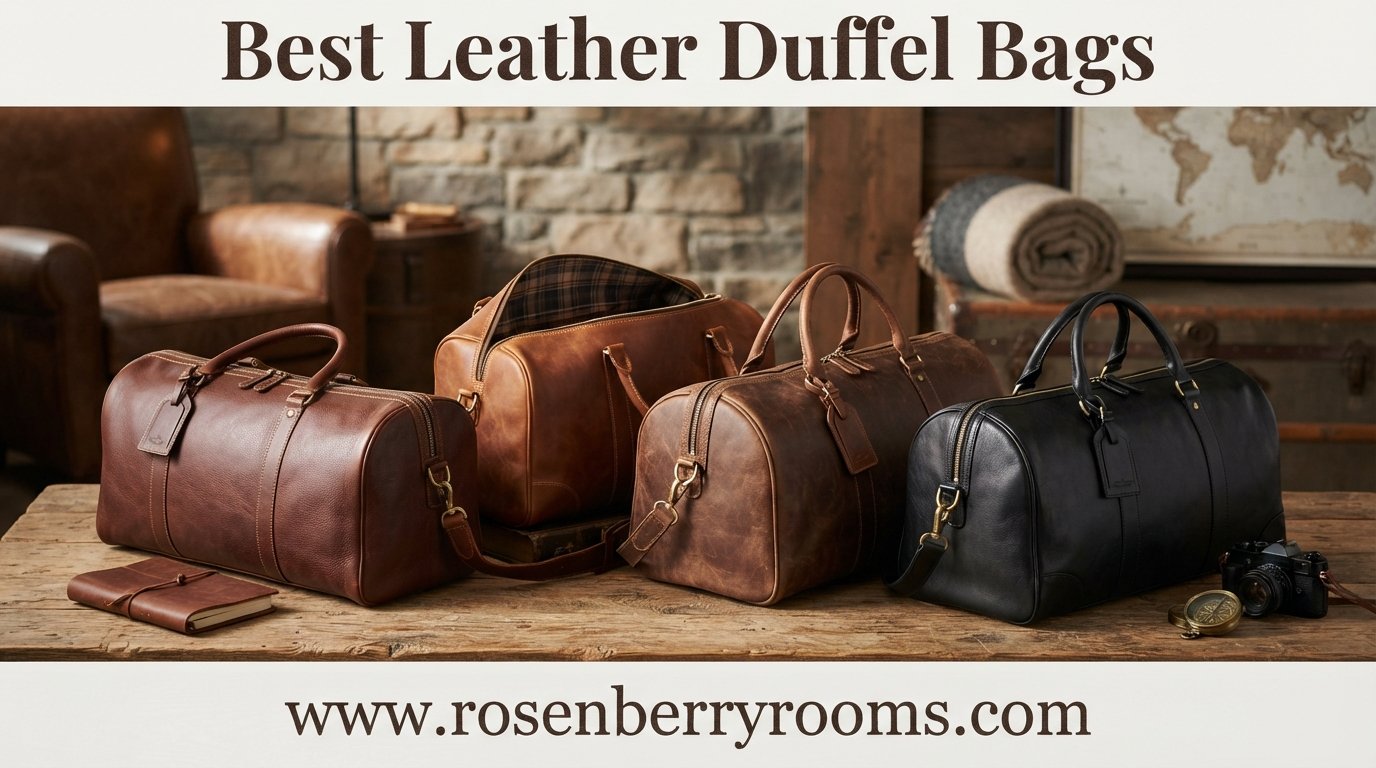 best leather duffel bags