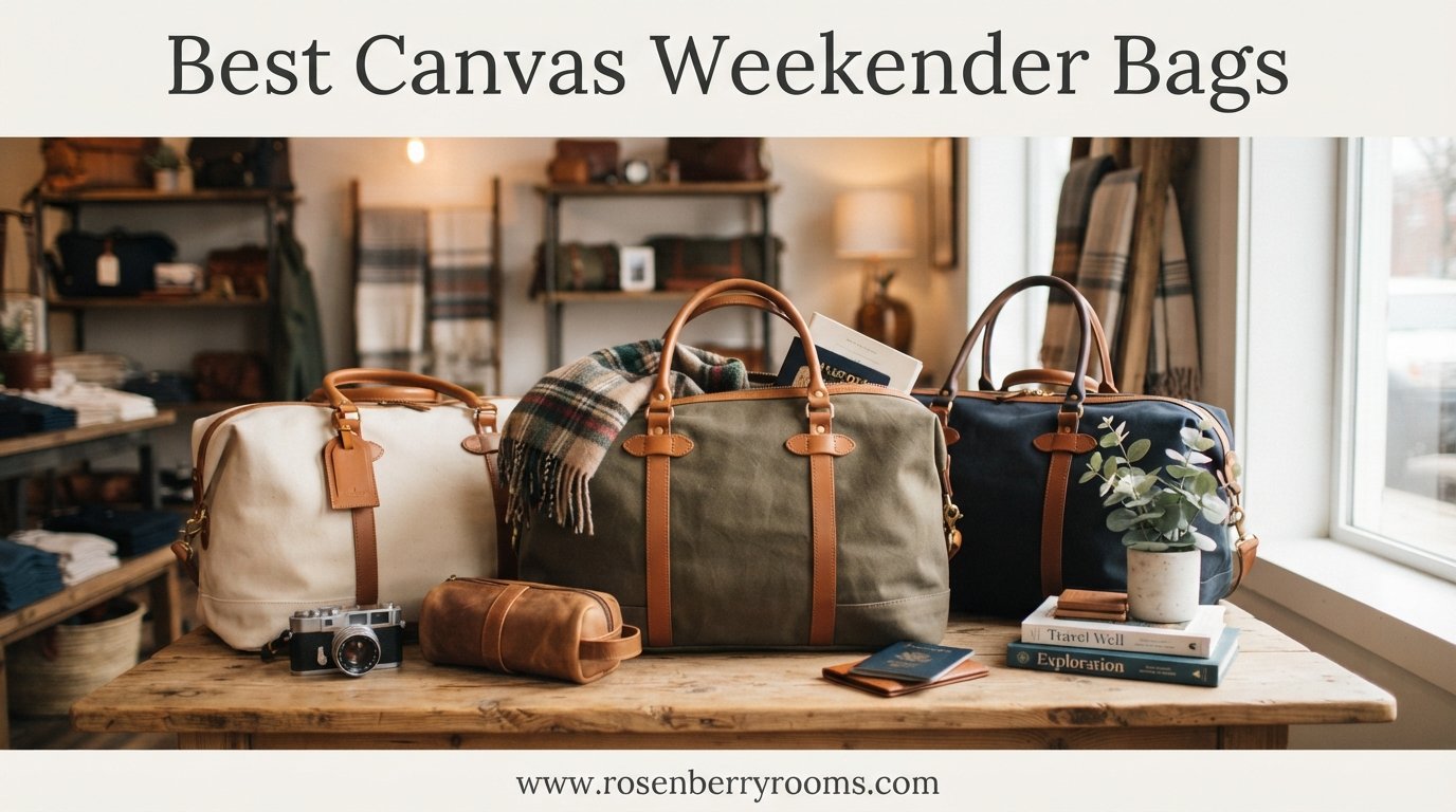 best canvas weekender bags