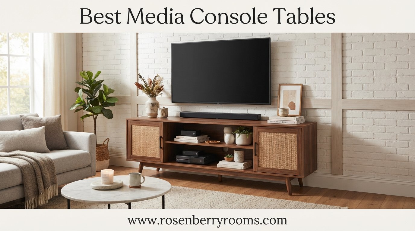 best media console tables