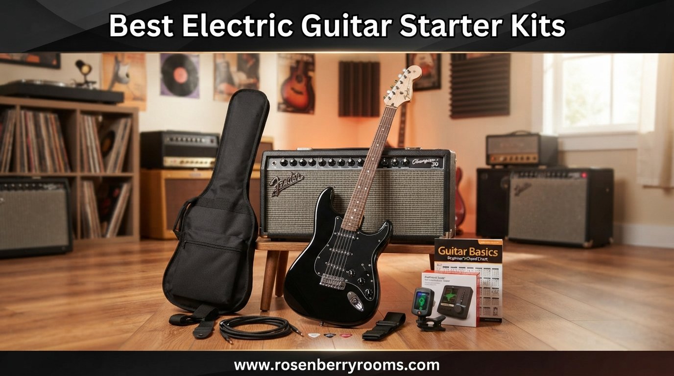 best electric guitar starter kits