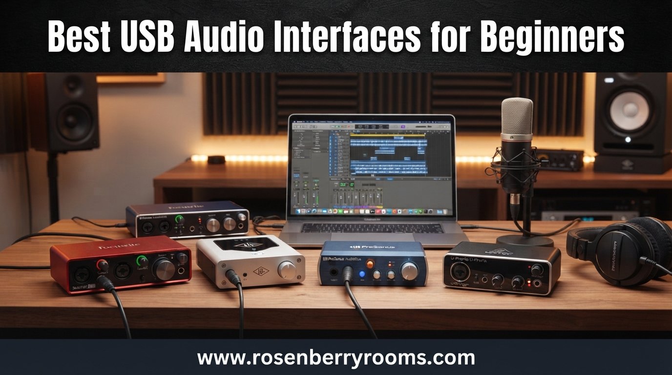 best usb audio interfaces for beginners