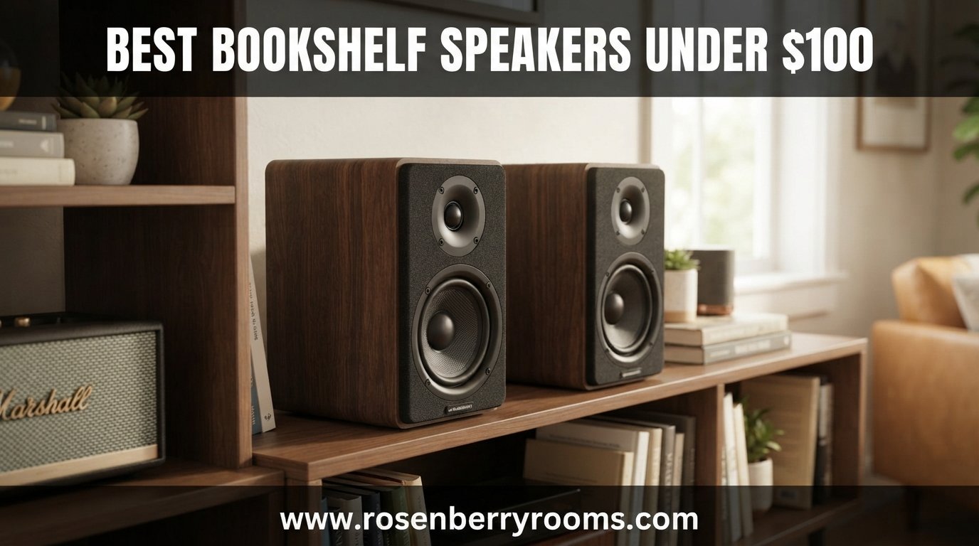best bookshelf speakers under 100