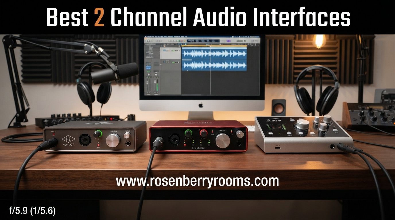 best 2 channel audio interfaces