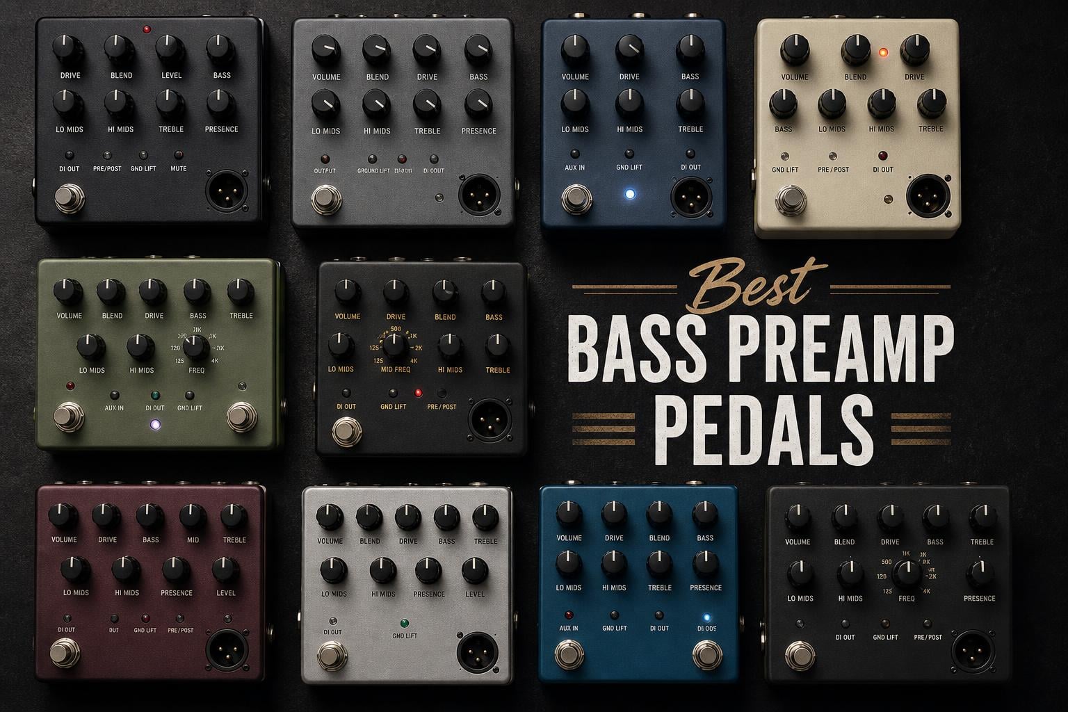 best bass preamp pedals
