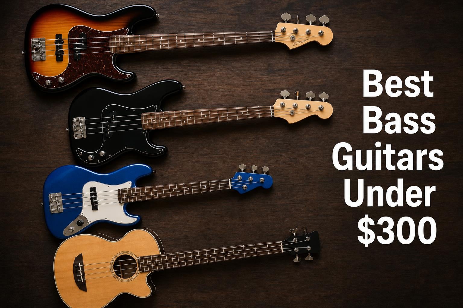 best bass guitars under 300
