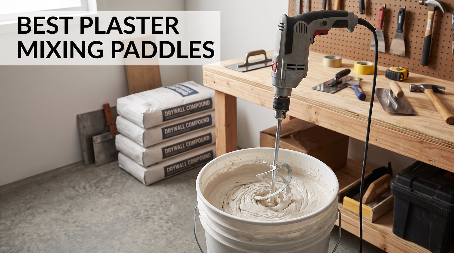 best plaster mixing paddles