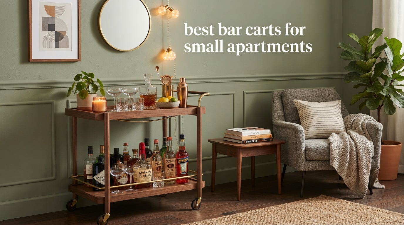 best bar carts for small apartments