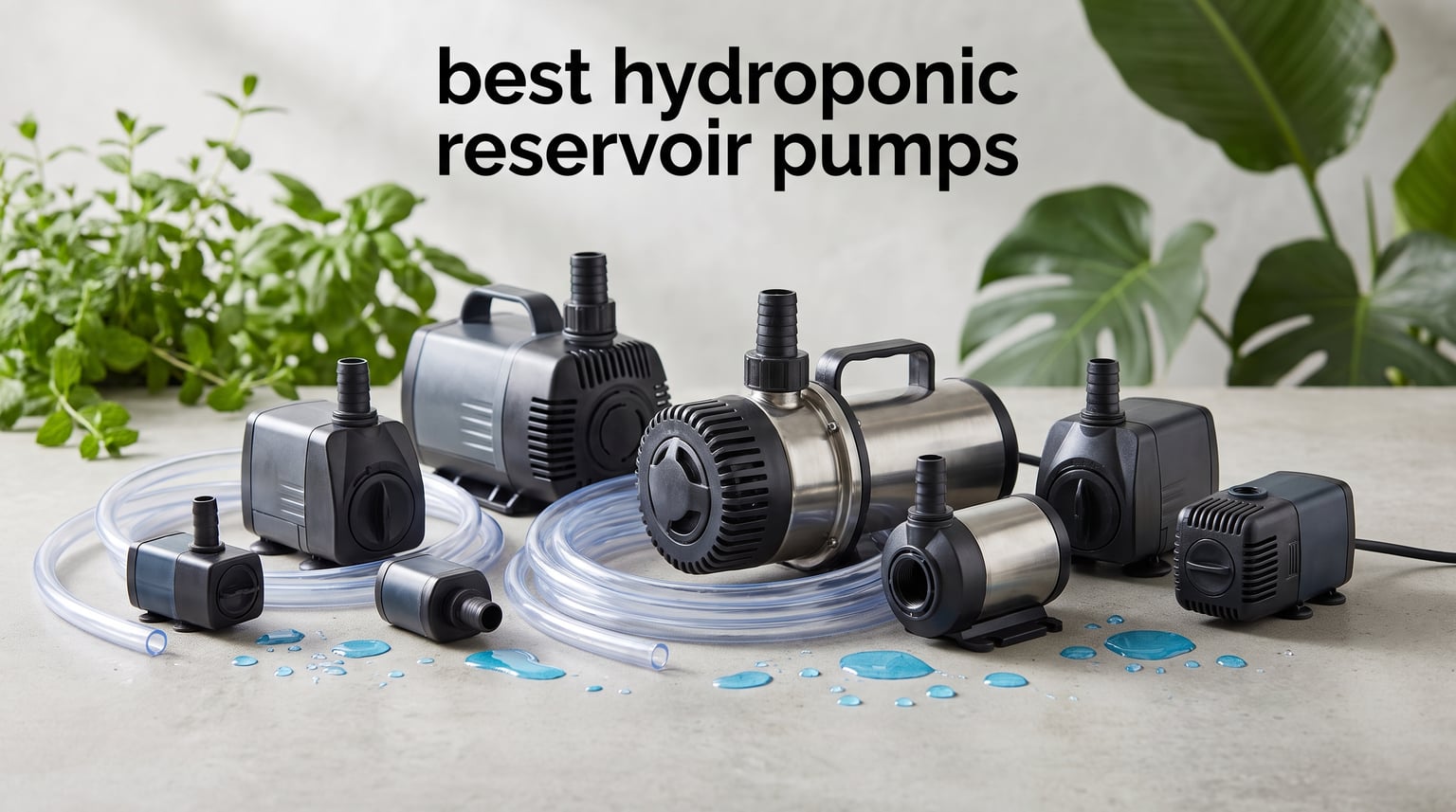 best hydroponic reservoir pumps
