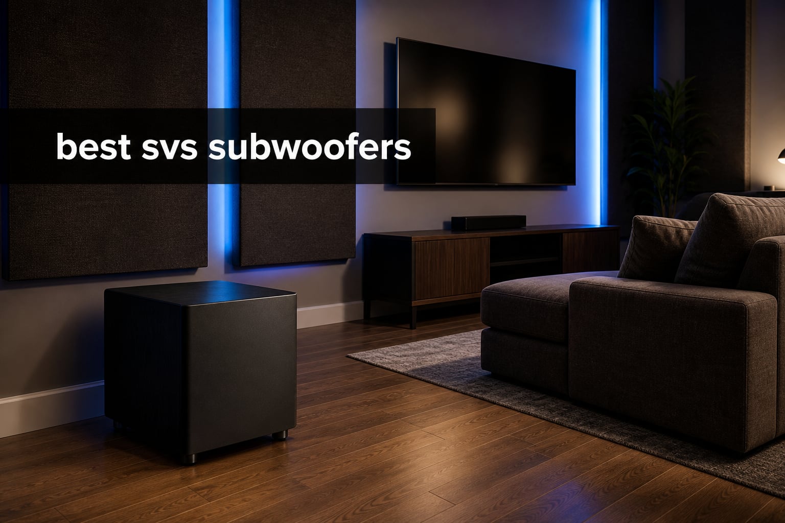 best svs subwoofers
