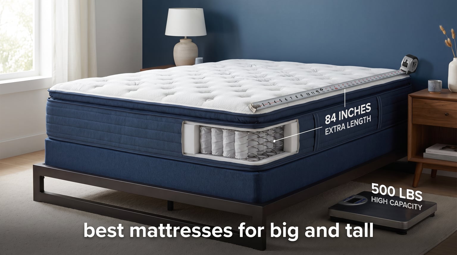 best mattresses for big and tall