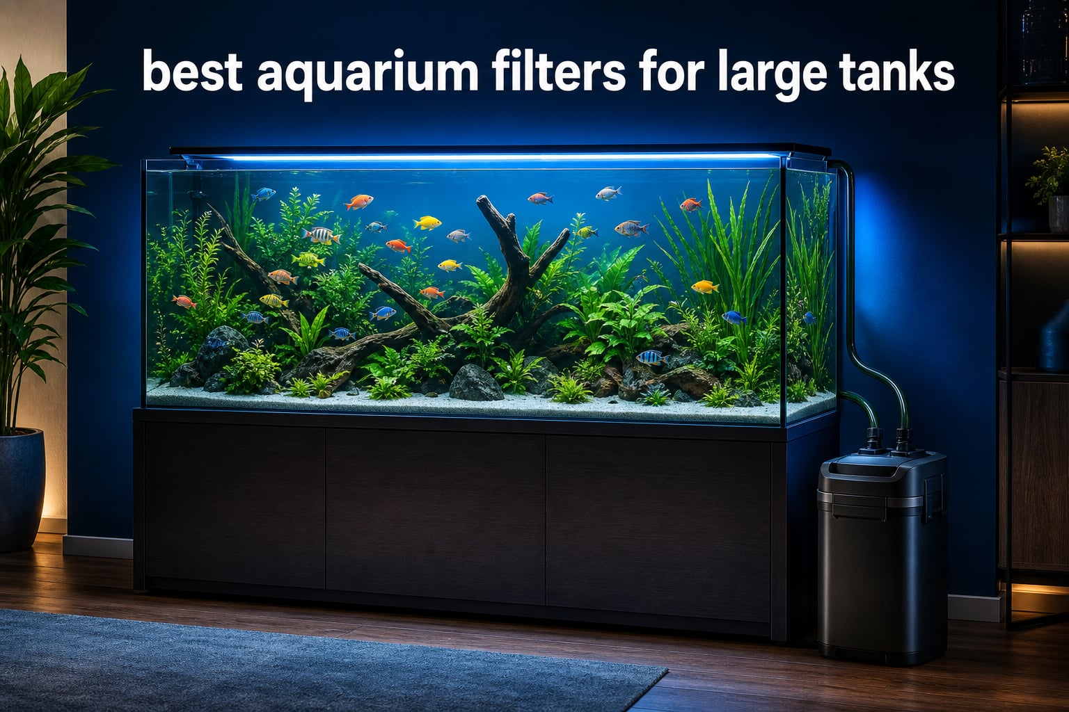 best aquarium filters for large tanks