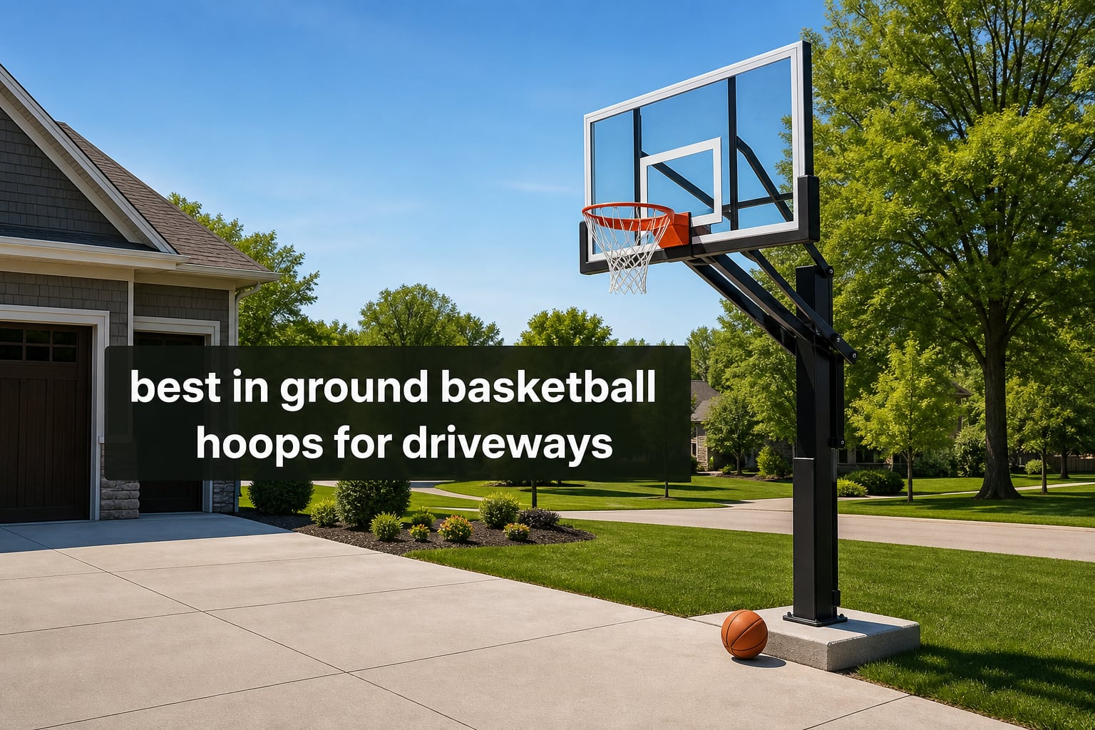 best in ground basketball hoops for driveways