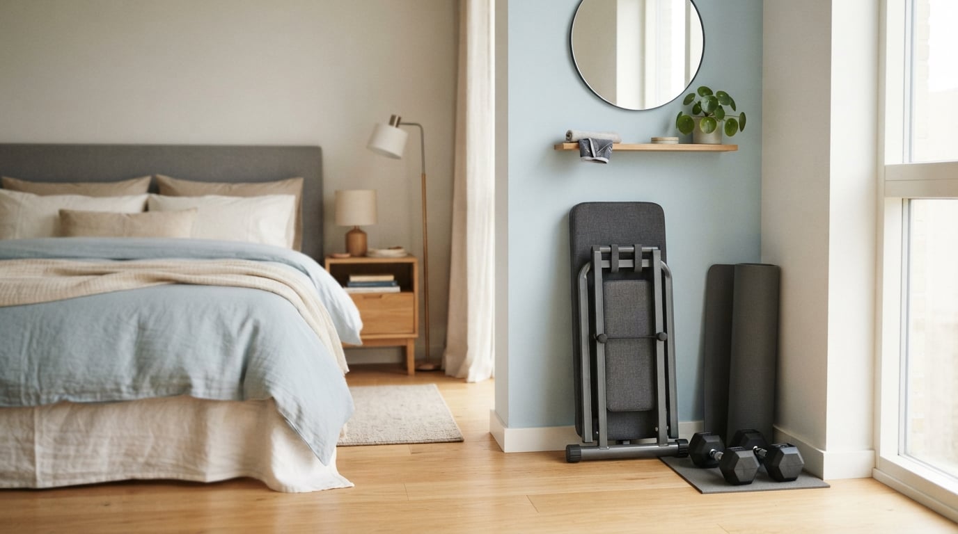 best folding weight benches for small spaces