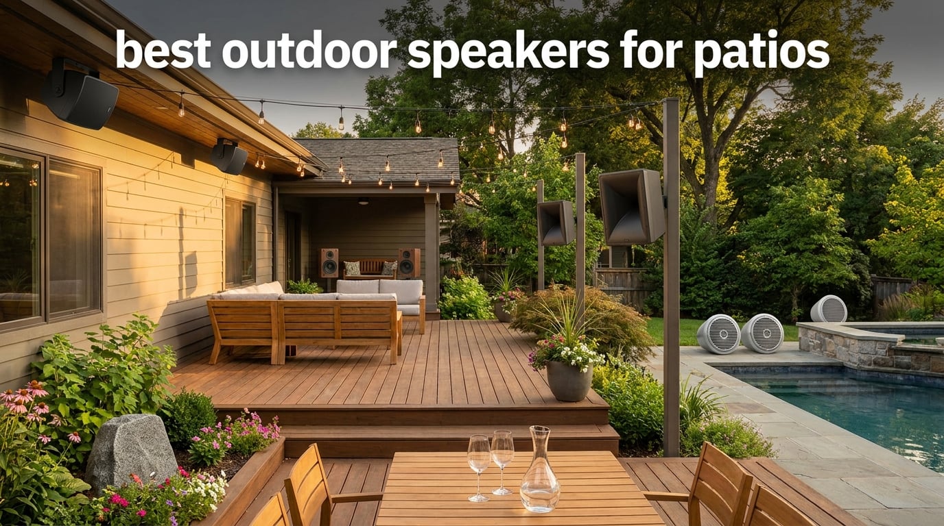best outdoor speakers for patios