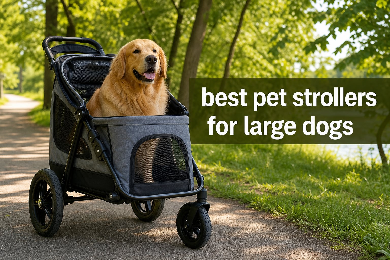 best pet strollers for large dogs