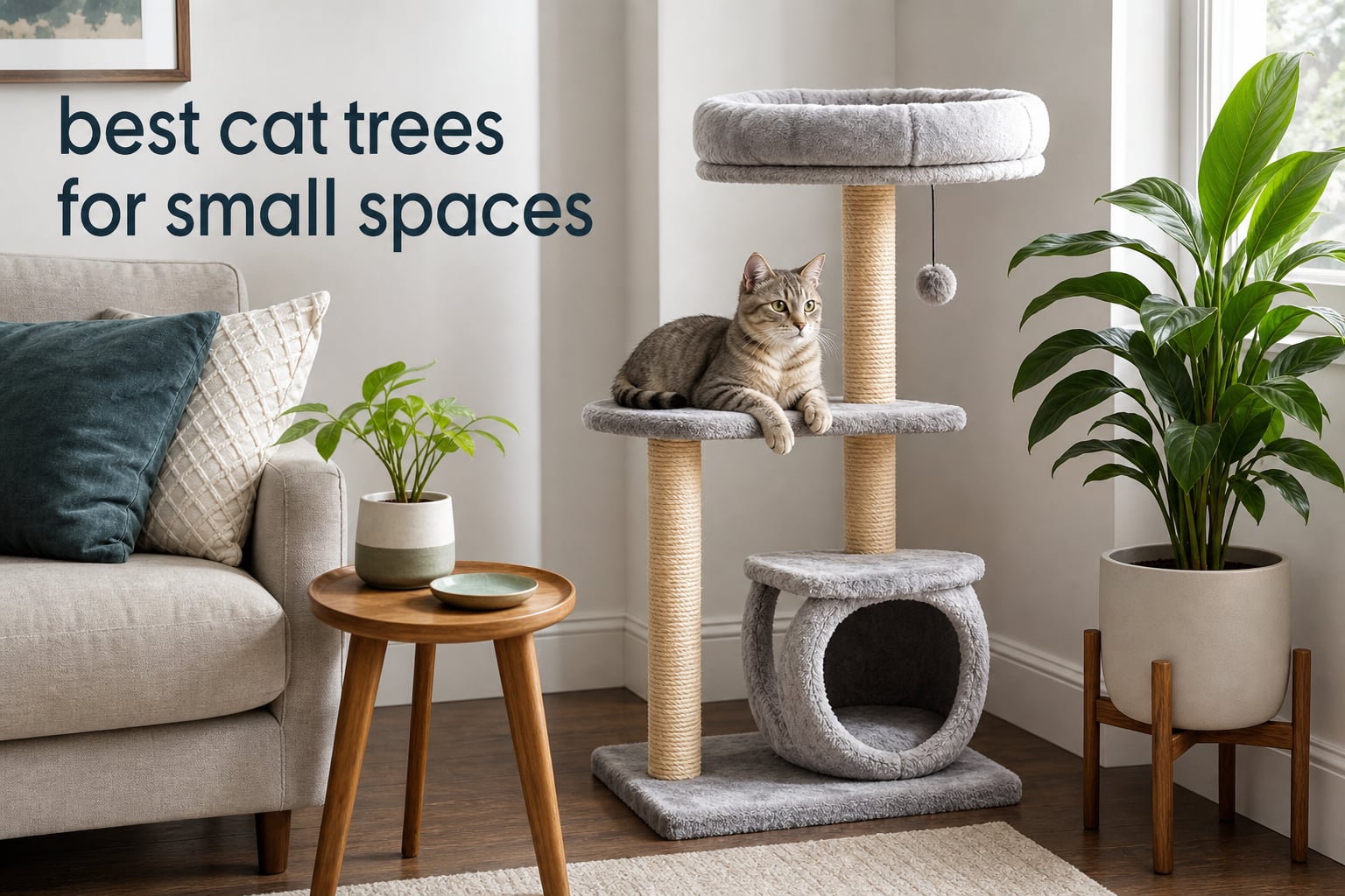 best cat trees for small spaces