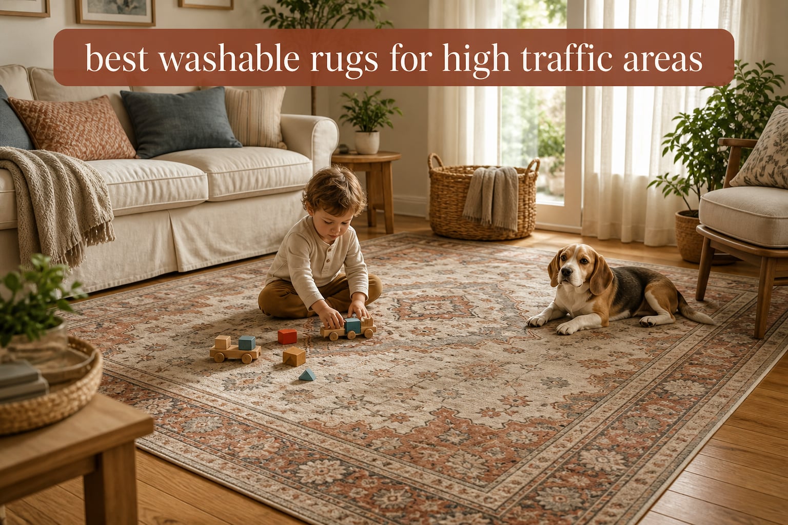 best washable rugs for high traffic areas