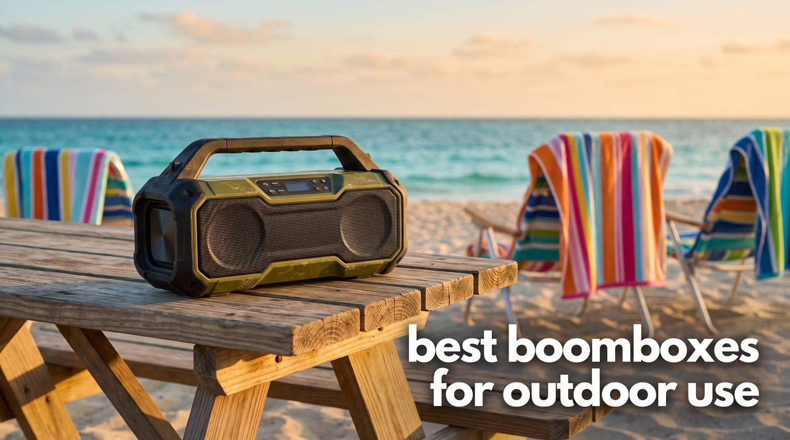 best boomboxes for outdoor use