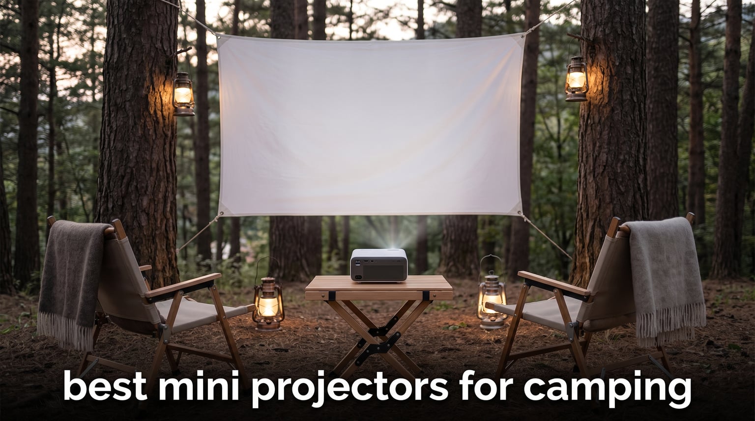 best mini projectors for camping
