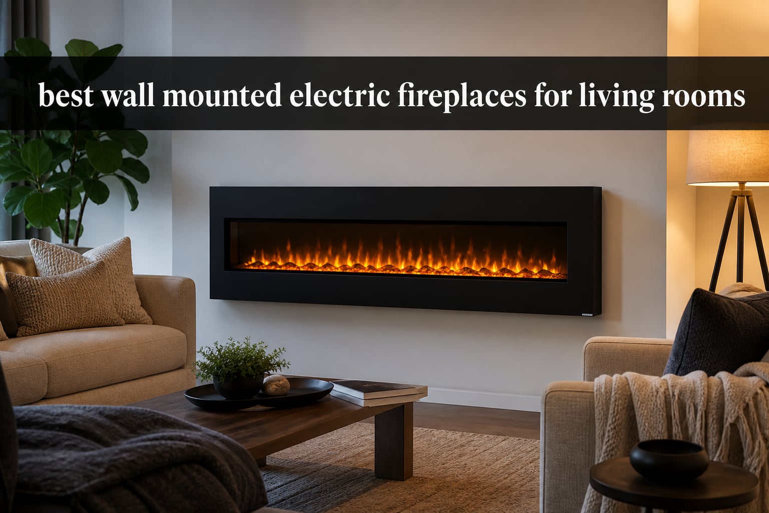 best wall mounted electric fireplaces for living rooms