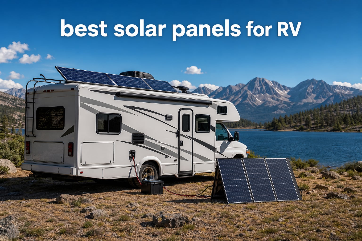 best solar panels for RV