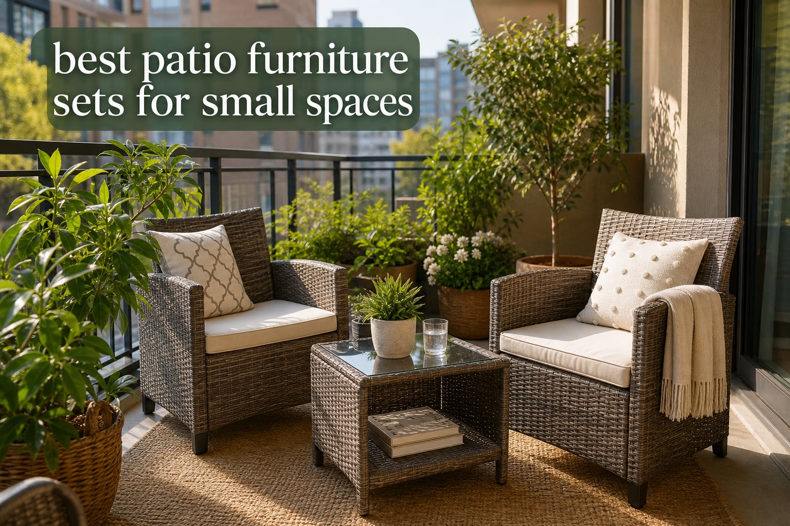 best patio furniture sets for small spaces