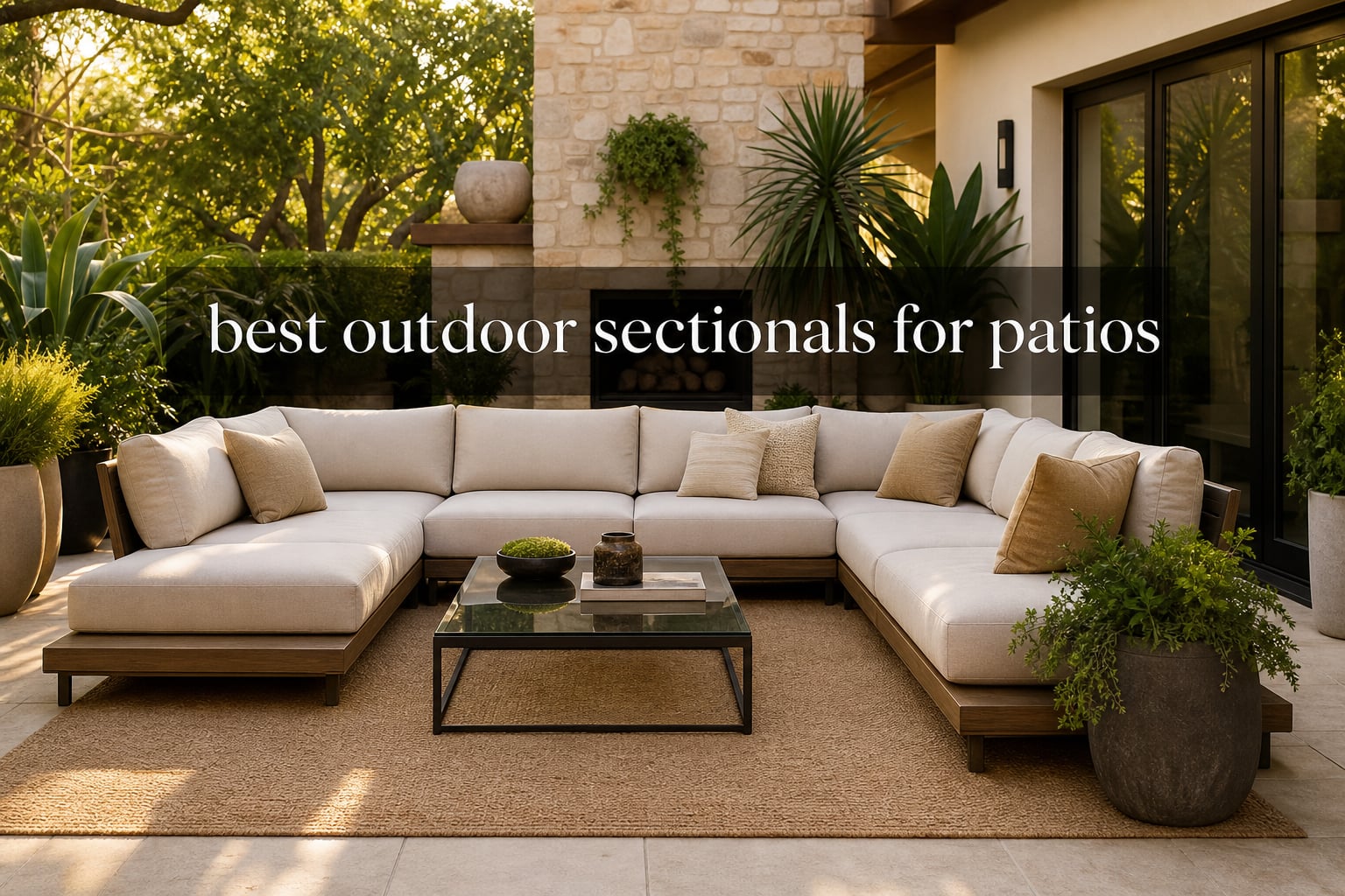 best outdoor sectionals for patios