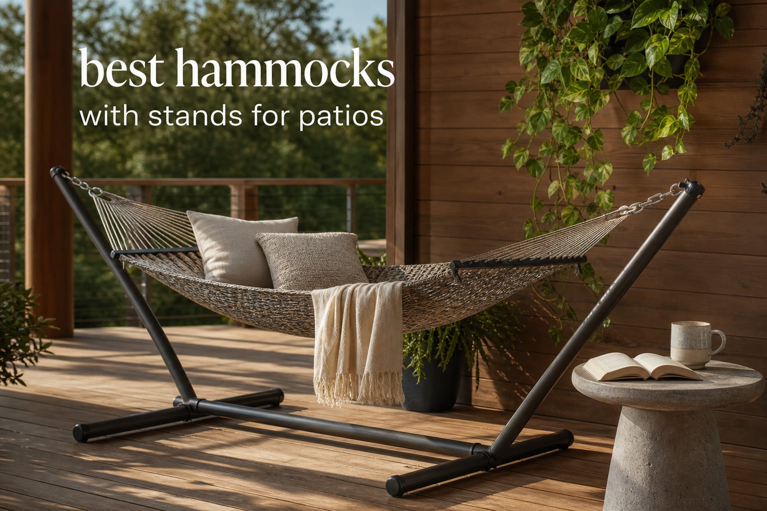 best hammocks with stands for patios