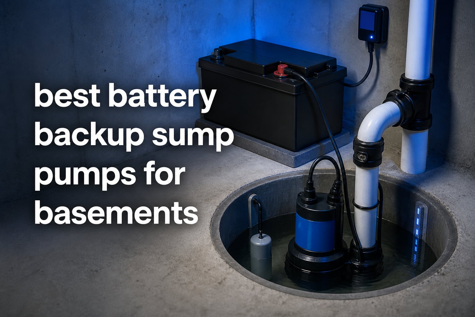 best battery backup sump pumps for basements