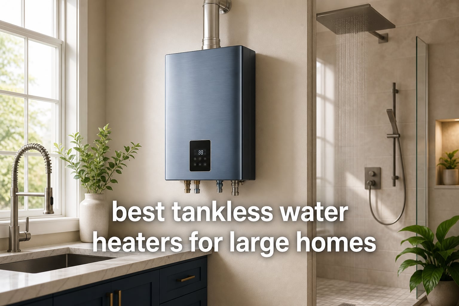 best tankless water heaters for large homes