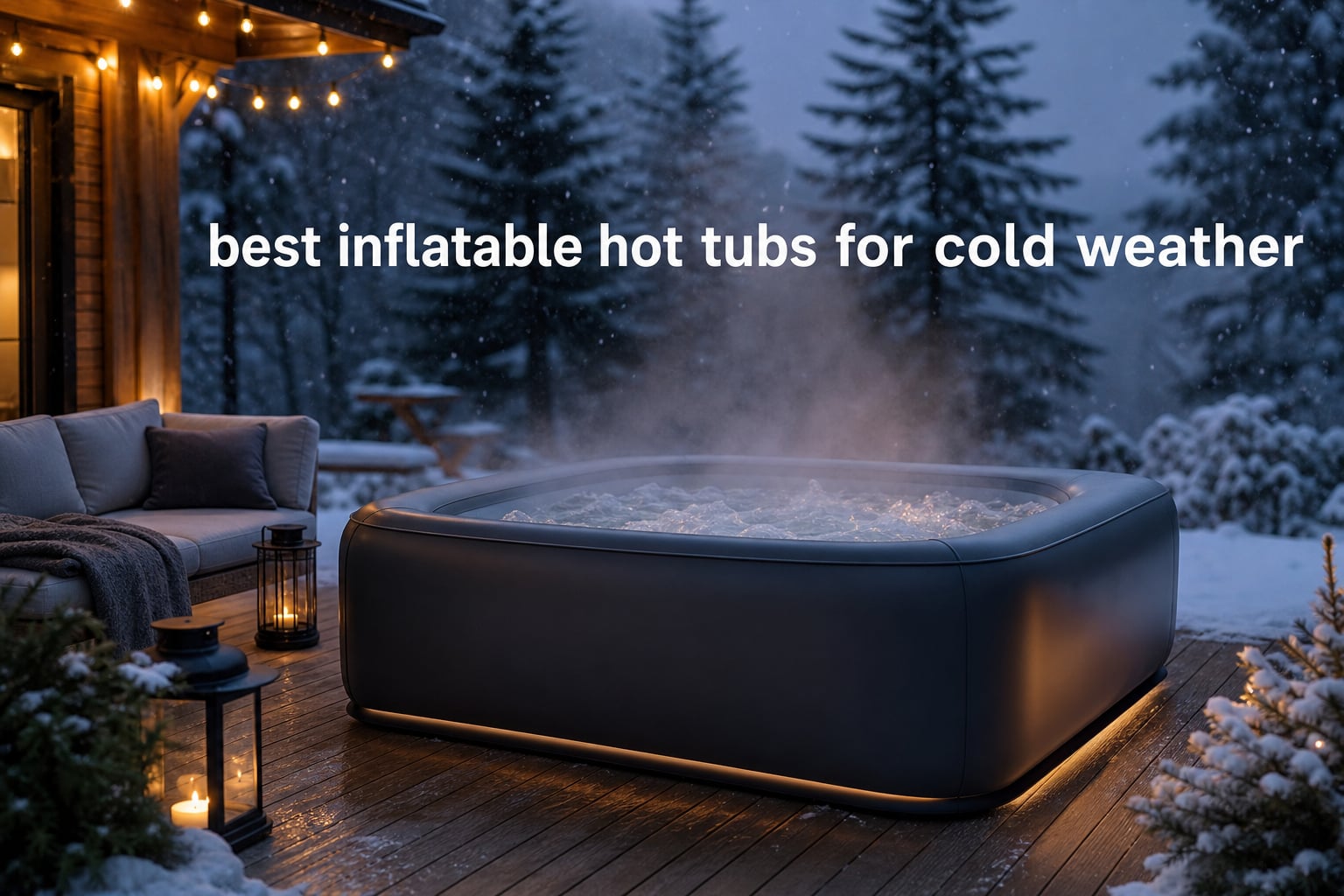 best inflatable hot tubs for cold weather
