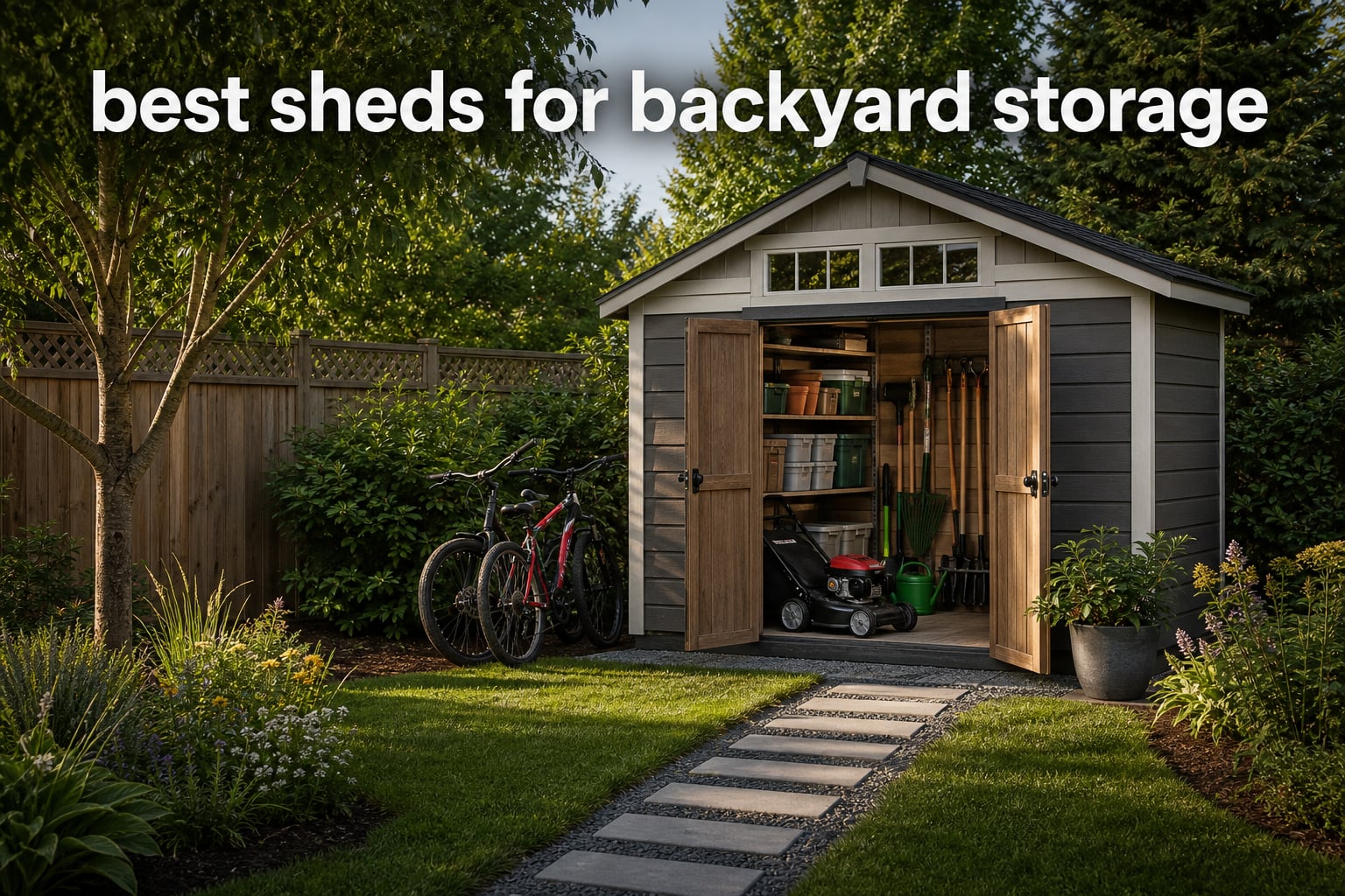 best sheds for backyard storage