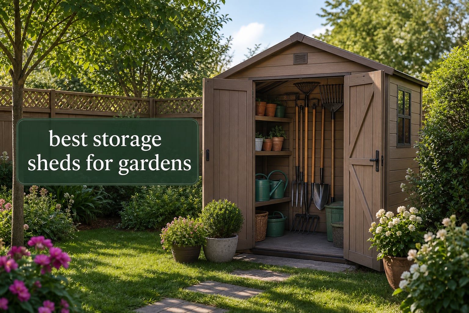 best storage sheds for gardens