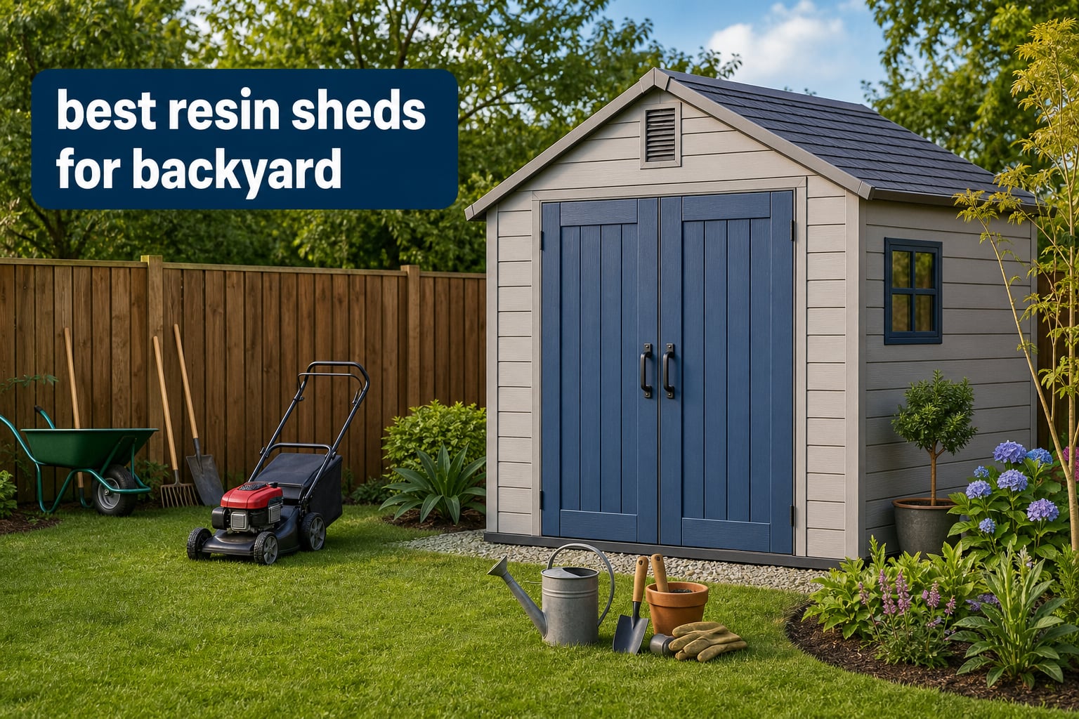 best resin sheds for backyard