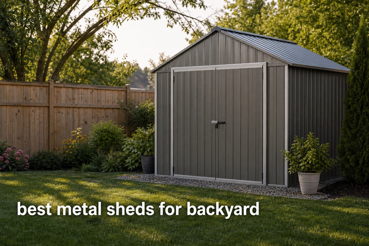 best metal sheds for backyard