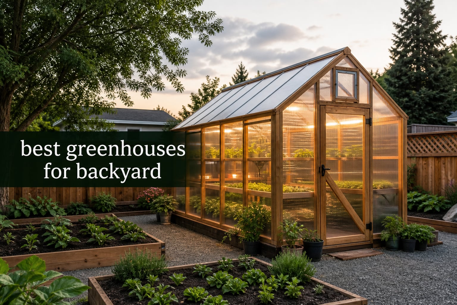 best greenhouses for backyard