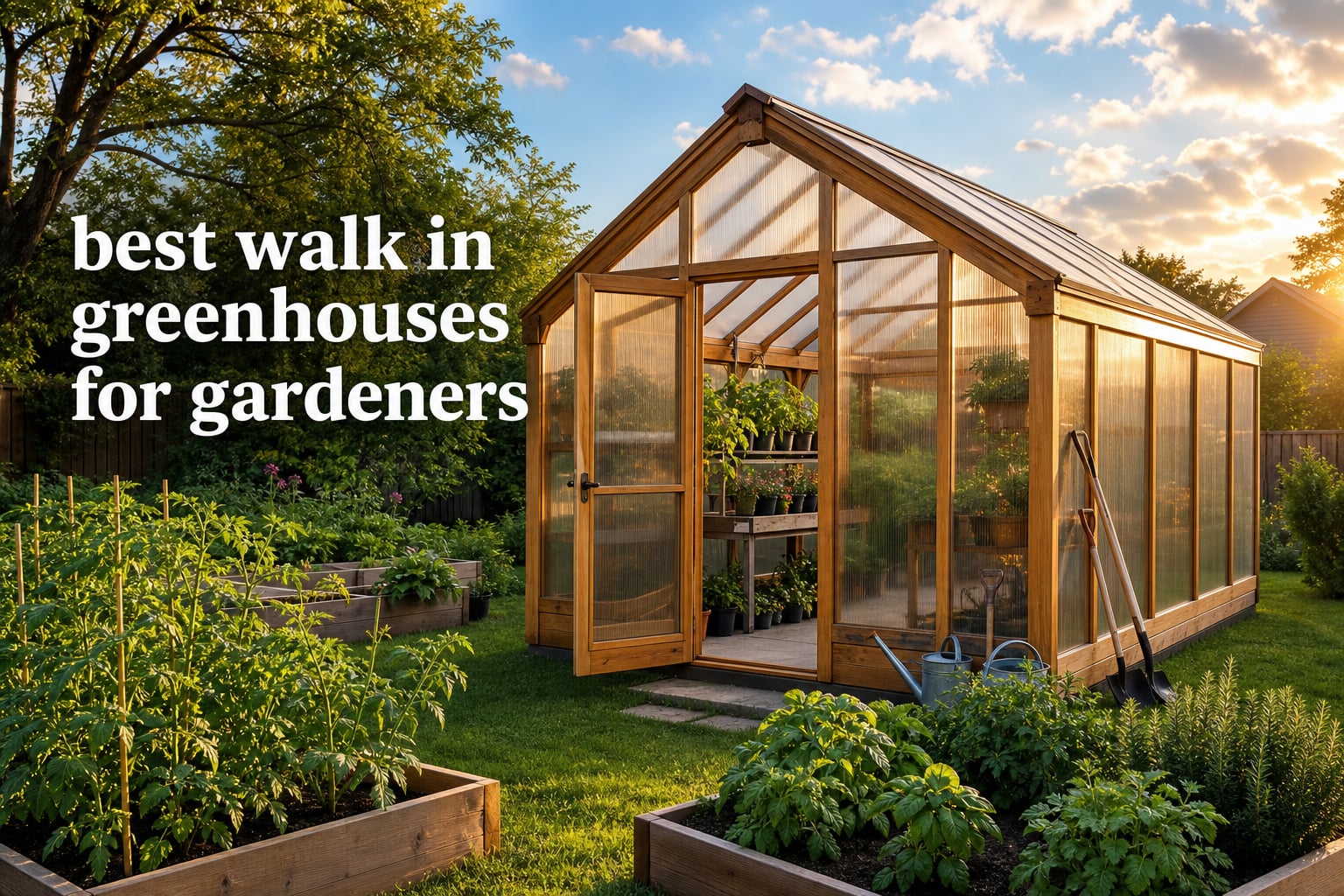 best walk in greenhouses for gardeners