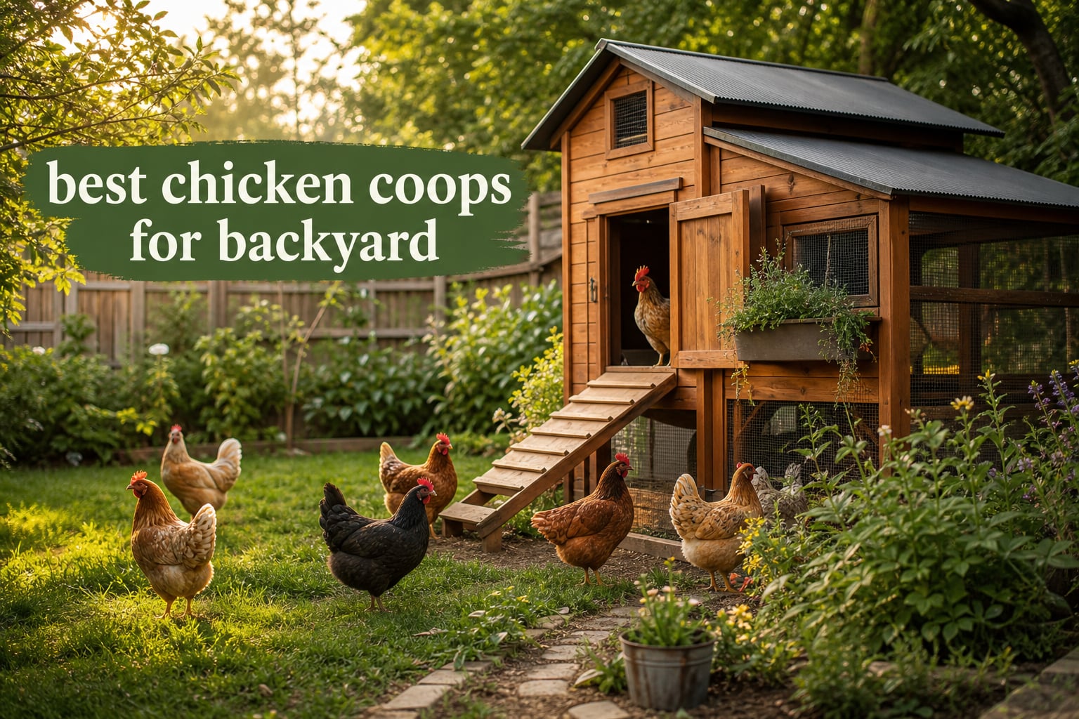 best chicken coops for backyard