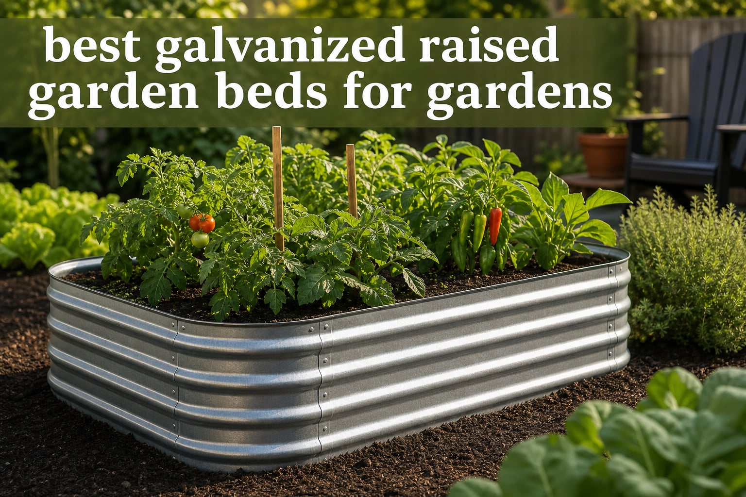 best galvanized raised garden beds for gardens