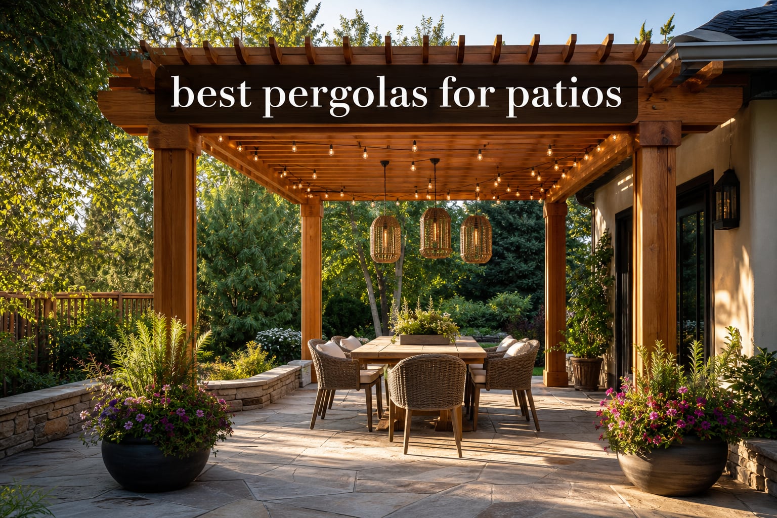 best pergolas for patios