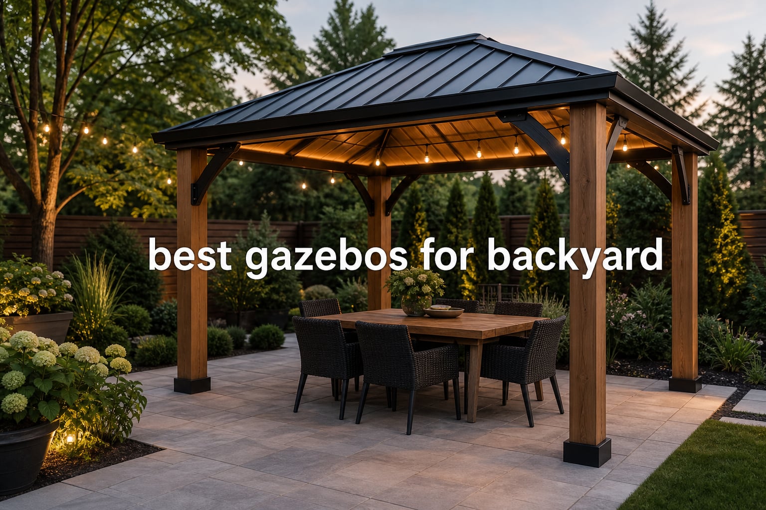 best gazebos for backyard