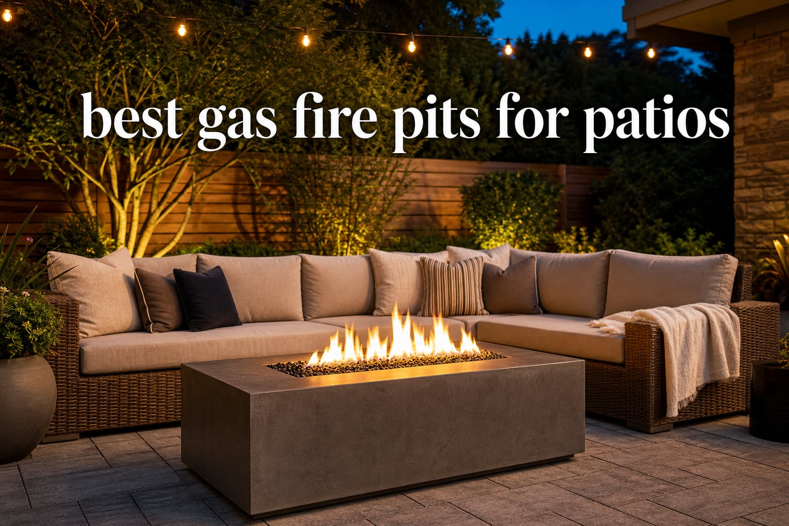 best gas fire pits for patios