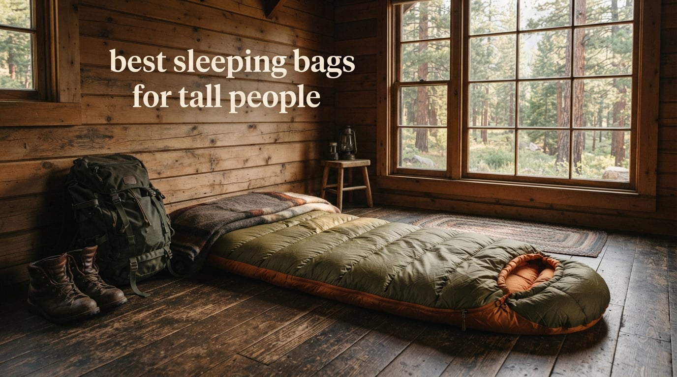 best sleeping bags for tall people