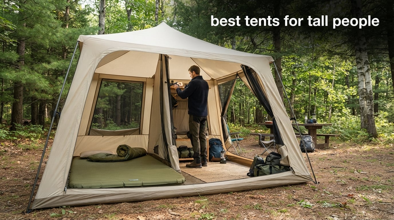 best tents for tall people