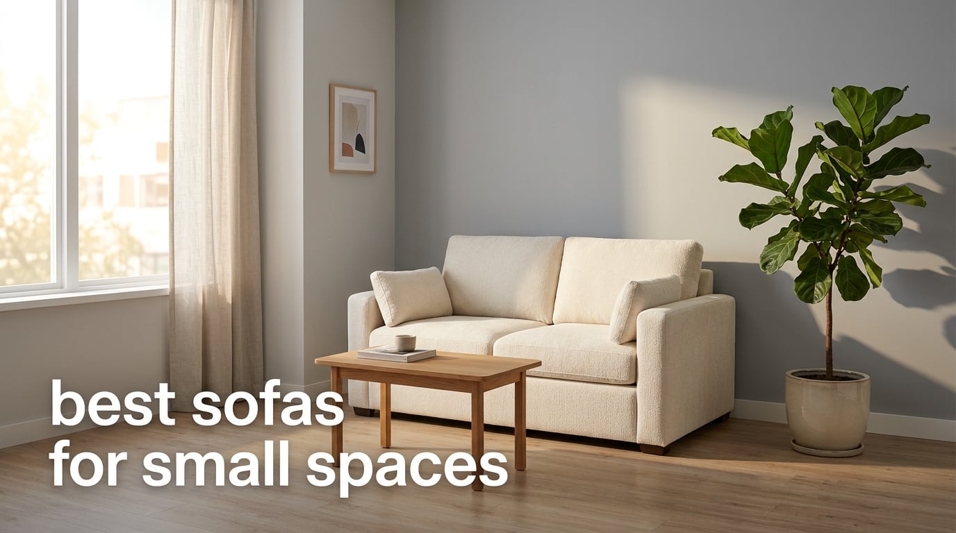 best sofas for small spaces