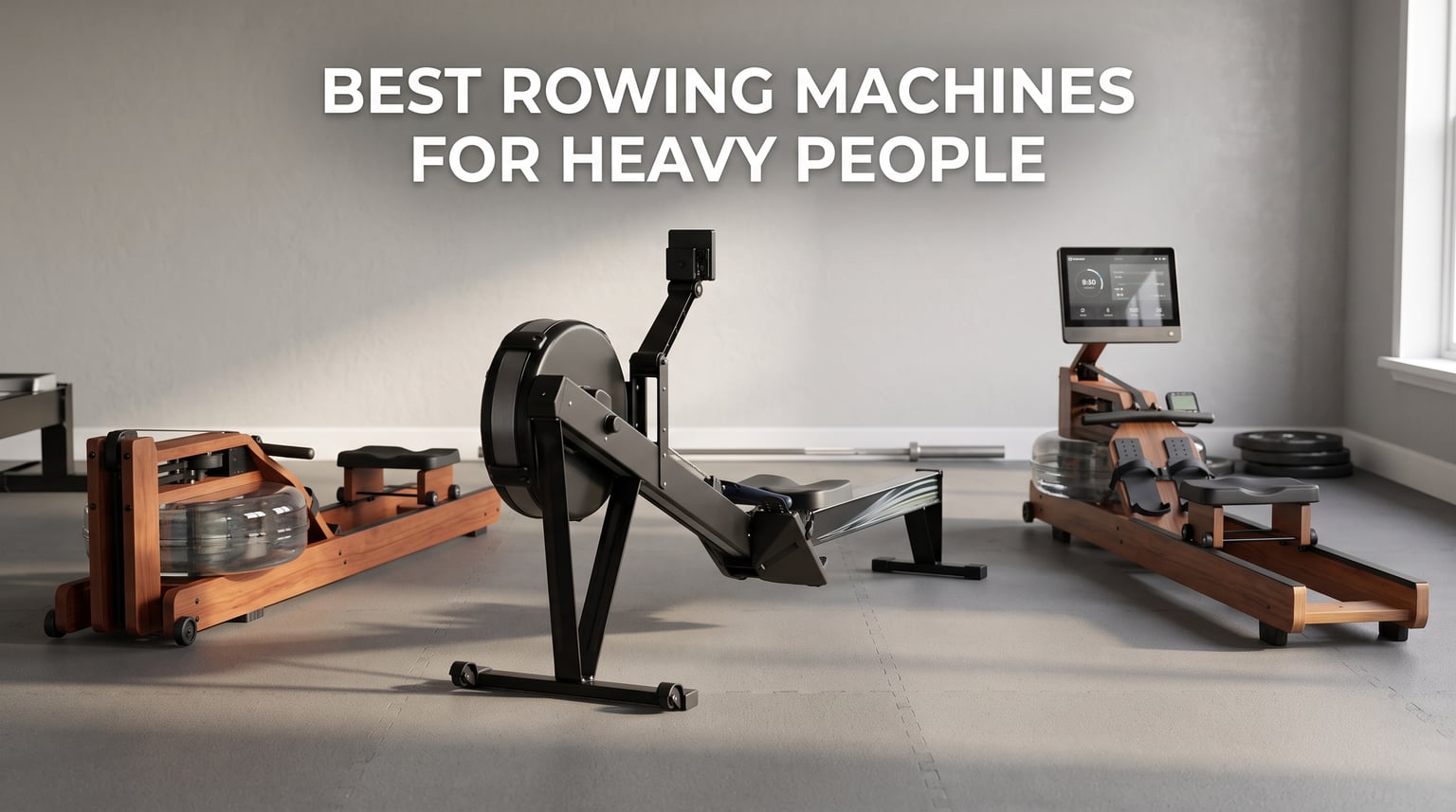 best rowing machines for heavy people