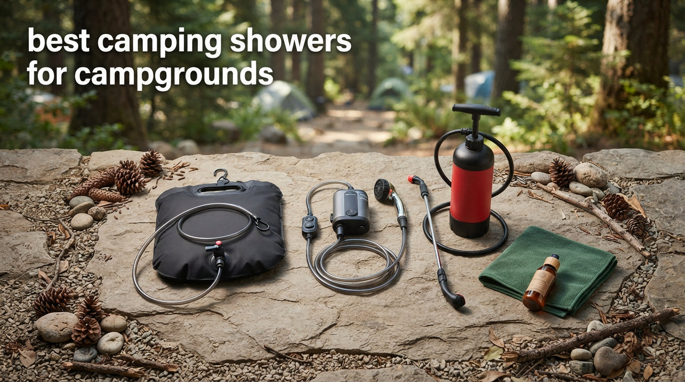 best camping showers for campgrounds